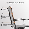 thumbnail image 2 of Outdoor Bar Stools Set of 2, 28.4" Pub Height Tall Patio Chairs, All-Weather 360° Swivel Patio Barstools for Outside Garden Poolside Yard, Gray, 2 of 8