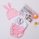 thumbnail image 5 of Pelele Con Cordones De Conejo De Dibujos Animados De Pascua Para Niños Y Niñas Con Sombrero, Traje De 2 Uds Odeerbi LM103-5032, 5 of 6