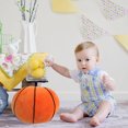 thumbnail image 2 of KONTONTY Basketball Toy Orange PP Cotton Simulation for Home Decoration 1Pcs, 2 of 8