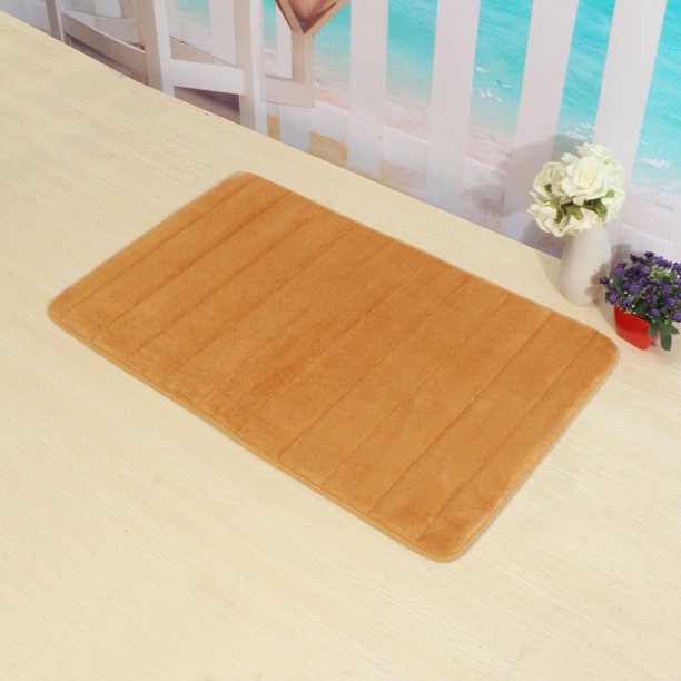 24"x16" Microfibre Memory Foam Mat, Absorbent Slipresistant Rugs Pad