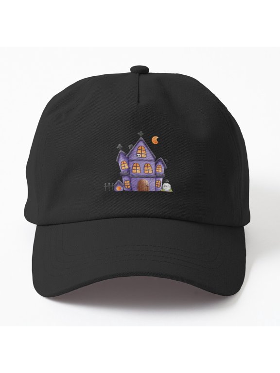 Spooky Aesthetic Tiles Baseball Cap, Artistic Hat Style