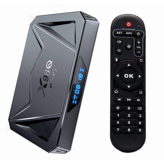 Android 14.0 TV Box X96Q Pro H728 with 4GB RAM 64GB ROM 4K Ultra HD H.265 Dual Band WiFi BT 5.0 Media Box 2.4/5Ghz WiFi 6 1000M LAN