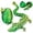 Laser Green, variant on 3D Printing Toys - 12" 3D Printed Dragon&Egg Cool 3D Printed Articulated Crystal Dragon Toy for Ages 8+ (4Pcs-B)