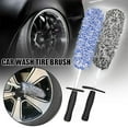 thumbnail image 4 of QHUDLV Microfiber Car Wheel Brush, 17" Long Rim Cleaner for Deep Tire Spoke Wash, 4 of 9