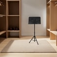 thumbnail image 1 of STRANDCHIC Adjustable Height Folding Music Book Stand with Artistic Black Design for Musicians, 1 of 8