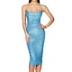 thumbnail image 1 of Gibobby Vestidos para mujer casuales Vestido de tirantes de lentejuelas con temperamento europeo y americano para mujer de primavera y verano para mujer(Azul,G), 1 of 4