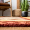 thumbnail image 4 of SAFAVIEH Aspen Edna Tribal Area Rug, Red/Gold, 7' x 7' Round, 4 of 7