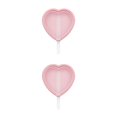 thumbnail image 3 of Kearding Molde para helados Silicona Corazón 40ml Fabricante con tapa Molde para hacer rosa Rosado 2Conjunto, 3 of 6