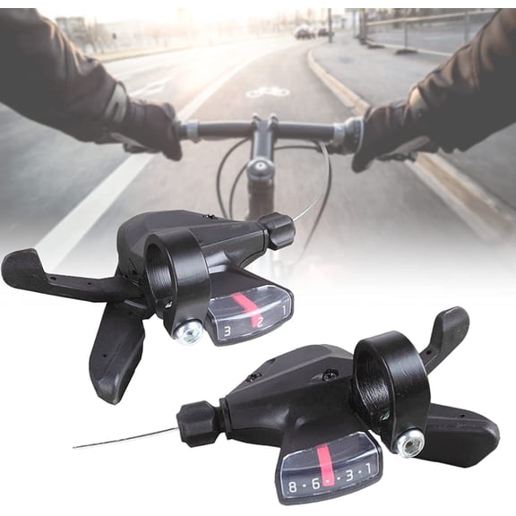 Cheers.US Bike Shifter SL-M310 3x8 24Speed Derailleurs Aluminum Alloy Cycling Trigger Shifter for MTB Mountain Bike Universal Replacement Part 8 Speed