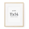 thumbnail image 1 of Marco de fotos TONES FRAME DESIGN 11 x 14 de madera natural con tapete de 8 x 10, 1 of 9