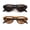 Black Brown+Brown Brown, variant on 2-PACKS HYCHIC Oval Cat Eye Sunglasses for Women, Trendy Retro Cateye Frame, UV400 Protection, Lightweight Fashion Shades Perfect for Travel, Driving, Beach & Daily Wear SG2230-2P