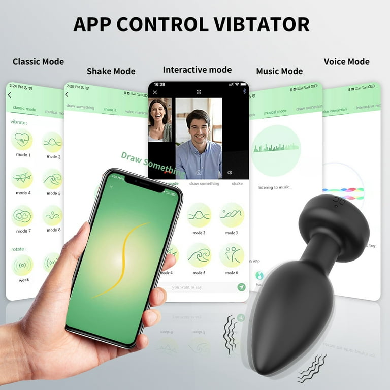 Birdsexy Wireless Bluetooth APP Anal Vibrator Butt Plug Dildo Men Prostate  Massager Female Vagina Masturbator Adult Sex Toys For Women - Walmart.com