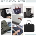 thumbnail image 7 of 78.7x15.7inch Felt Fabric Roll Black Craft Felt Fabric Sheets Nonwoven Felt Roll for Sewing Crafting Deocoration(3mm Thick) 1roll, 7 of 7