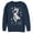 Navy Blue, variant on Men's Frozen Olaf So Cool Sweatshirt Navy Blue Medium