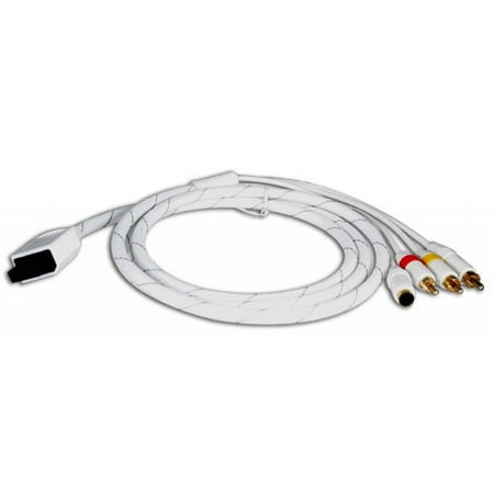 wii s-video/av cable white