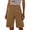 Brown Shorts Women, variant on Knee Length Shorts for Women with Pockets Casual Summer High Waisted Work Office Shorts Business Dress Wide Leg Shorts Black M