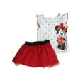 thumbnail image 5 of Disney Minnie Mouse Toddler Girls T-Shirt & Skirt, 2-Piece Outfit Set, 5 of 5