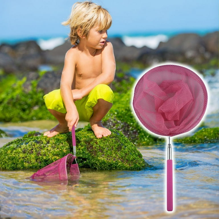 butterfly fish net QISIWOLE Kids Extendable Butterfly Fishing Nets, Telescopic Handle, Insect  Catching Outdoor Tools, 34