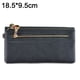 thumbnail image 2 of Monedero Laklulu con doble cremallera, bolso grande de pu, 2 of 5