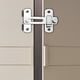thumbnail image 5 of Cerrojo de cerrojo de acero inoxidable para puerta corredera de granero – giro de 180 grados • Diseño resistente al óxido • Mecanismo de cierre seguro • Fácil instalación • Funcionamiento suave y, 5 of 5