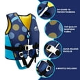 thumbnail image 7 of Gogokids Kids Swim Vest Float Life Jacket Boys Girls Swimming Buoyancy Swimwear Training Aid with Adjustable Safety Strap, Blue, L (5-6 Years), 7 of 7
