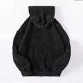 thumbnail image 5 of gakvbuo Sherpa Fuzzy Oversized Hooded Fleece Pullover Sweatshirt For Womens Long Sleeve Casual Loose Fuzzy Hoodies Sweaters Cute Loose Y2K Clothes Fall Pullover Top, 5 of 5