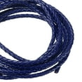 thumbnail image 3 of Uxcell 2.19 Yards 3mm Dia Leather Cord Braided String for DIY Crafts, Dark Blue 1Pack, 3 of 6
