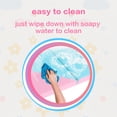 thumbnail image 2 of Gymnastics Mat 10'x4'x2" Foldable Tumbling Mats with Carrying Handles Four Fold Thick Exercise Mat for Home Aerobics Stretching Yoga, Pink Blue, 2 of 8