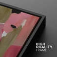 thumbnail image 4 of IDEA4WALL Framed Canvas Print Dark Pink Paint Stroke Landscape Abstract Wall Art Modern Artwork Decor Bohemian Colorful Relax/Zen for Living Room, Bedroom - Black 24"x36", 4 of 5