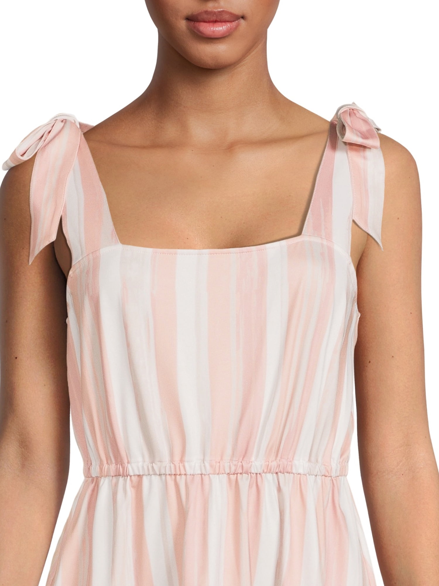 Heather B Womens Shoulder Tie Dress
