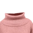 thumbnail image 5 of Blouse for Women Long Sleeve Knitted Solid Color Off-the-shoulder Sweater Pink M,Womens Sweater, 5 of 6