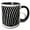 Black/White, variant on 3drose, Black and White Zebra Print, 15oz Mug
