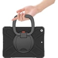 thumbnail image 6 of iPad Air2 iPad 5 iPad 6 Case 6th/5th Gen 9.7'' 360°Rotatable Stand with Shoulder Strap Handle Pencil Holder Heavy Duty Shockproof Silicone Protective Case, 6 of 8