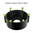 thumbnail image 2 of MEGICOT 4 Fins Blade Compatible with Oster Osterizer Blender with 6 Ribs Bottom Base Sealing Gasket, Extractor Blade Replacement Parts, 2 of 3