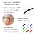 thumbnail image 4 of 12 Pairs Silicone Glasses Ear Grip MODANU Eyeglass Temple Tip Sleeve Retainer Round Ear Cushion Multicolor Anti Slip Ear Pad for Kids and Adults Sunglasses, 4 of 6