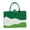 Green, variant on Color blocksed mountain peaks handbag, felt handbag, commuting shoulder bag, Crossdbody bag
