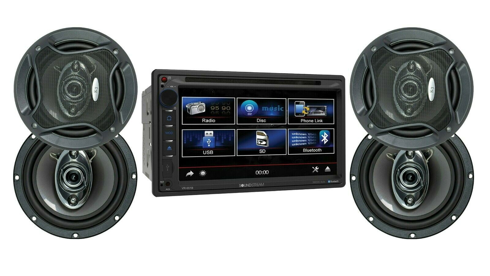 MP3 Autoradio Radio Pioneer DEH-S320BT Android Einbauzubehör Bluetooth USB CD Einbauset für Mitsubishi Carisma JUST SOUND best choice for caraudio