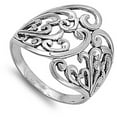 thumbnail image 4 of Sterling Silver Women's Celtic Ring 925 Band 21mm Jewelry Female Male Unisex Size 13, 4 of 4