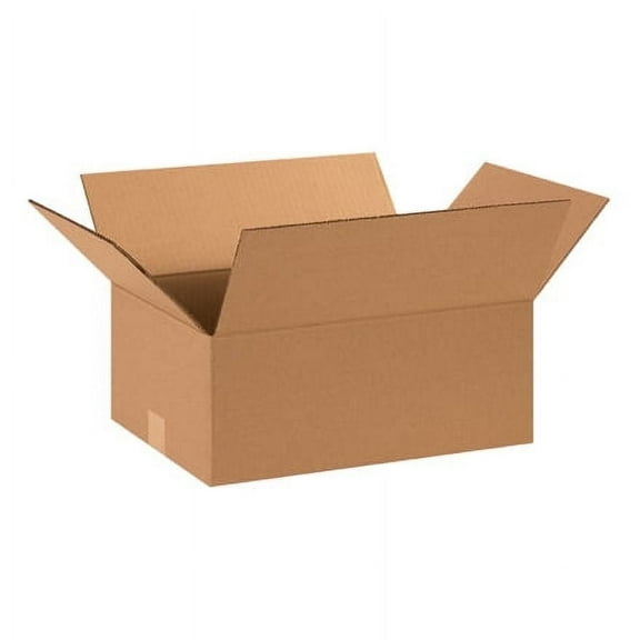 25 - Corrugated Boxes 15 x 11 x 6 Shipping Moving Packing Box, Kraft