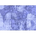 thumbnail image 1 of Ahgly Company Machine Washable Indoor Rectangle Abstract Blue Modern Area Rugs, 2' x 4', 1 of 4