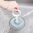 thumbnail image 4 of pdqouc Clearance Sink Plunger,Mini Hand Drain Plunger,Small Force Pump Helper Unclogger Tool Clog Remover for Bathrooms,Kitchens,Sinks,Baths and Showers(Blue,4.13Inch×6.5Inch), 4 of 4