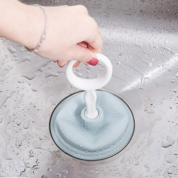 Multi-Purpose Scrub Brush Dishwashing Brush Ergonomic Grip Brush Kitchen Multifunctional Suction Cups Through The Toilet Drain Plumbing Tools Hair Clogging Garbage Unclogger