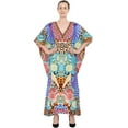 thumbnail image 4 of Miss Lavish London Women Kaftans Dresses, Multi L, 4 of 7