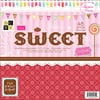 Diecuts with A View Sweet Paper Stack, 12-inches-by-12-inches, 48-Sheets/Pad