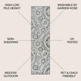 thumbnail image 3 of JONATHAN Y AMALFI COAST 2 x 10 Runner Rug, Lucena Medallion - Light Gray/Ivory, AMC104A-210, 3 of 10