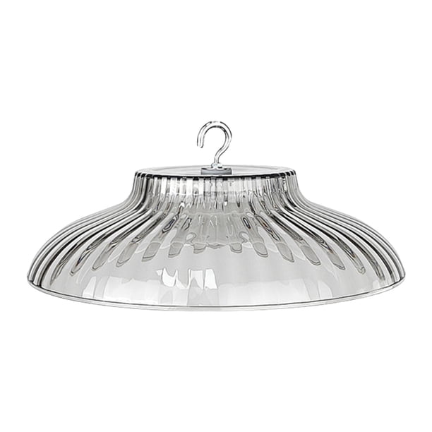 Cubierta protectora para comedero de pájaros, deflector de ardillas, pequeño, fácil de limpiar, protector contra la lluvia. Transparente