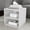 White, variant on Lavish Home Modern Stackable Modular Cube End Table with Shelves (Gray)