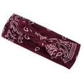 thumbnail image 1 of Bandeau Rouge Sport Séchage Rapide Anti-Transpiration Imprimé Noix de Cajou Serre-Tête Bandeau Bande pour Cheveux, 1 of 1