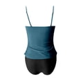 thumbnail image 6 of Womens Swimsuit Bandeau 2 Piece Ruched Tankini Strapless Swimwear Women's Bathing Suits D S, 6 of 6