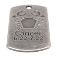 thumbnail image 3 of 10pcs Colgante de Zodiaco Cuadrado Joyería Collar Bricolaje, 3 of 4